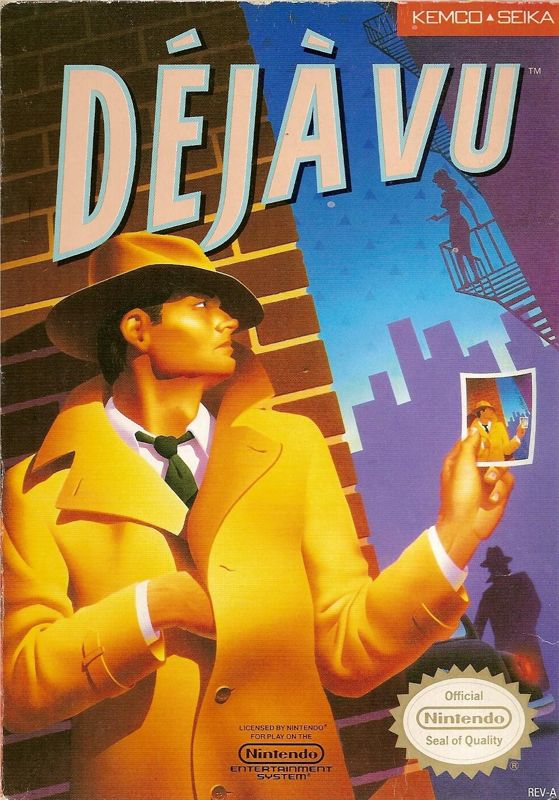 Deja Vu box art for NES
